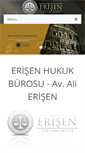 Mobile Screenshot of erisenhukuk.com